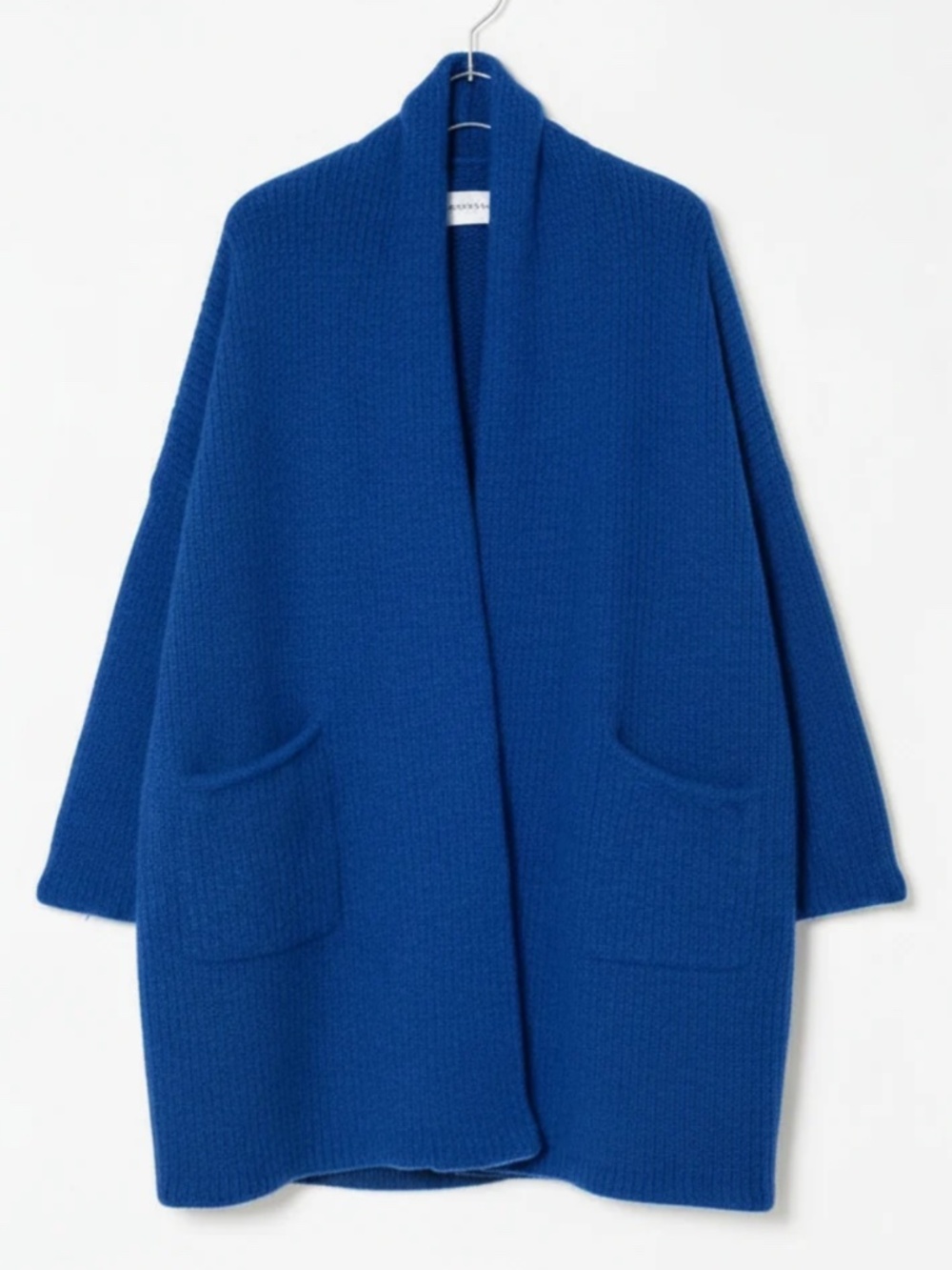 Atelier Delphine Haori Coat in Blue Supreme Alpaca